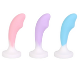 Mini silicone candy color anal plug